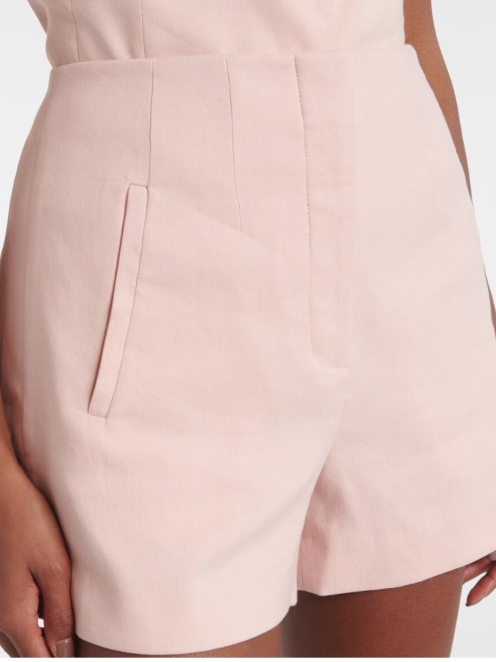 Veronica Beard Blush Pink Jazmin Shorts